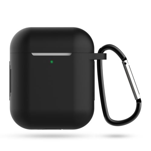 Etui de protection en silicone On Earz Mobile Gear Noir pour AirPods 1 et 2