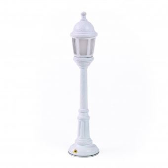 Lampe à poser Seletti Street Lamp Blanc