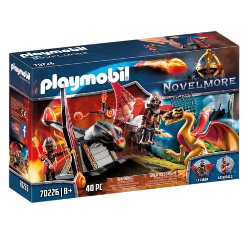 Playmobil Dragons 70226 Burnham Raiders et Dragon Doré
