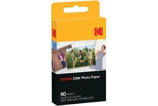 Kodak Zink - Adhésif - 50 x 76 mm 50 feuille(s) papier photo - pour Smile  Classic - Pellicule ou papier photo - Achat & prix