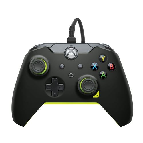 Manette filaire Pdp pour Xbox et PC Noir électrique