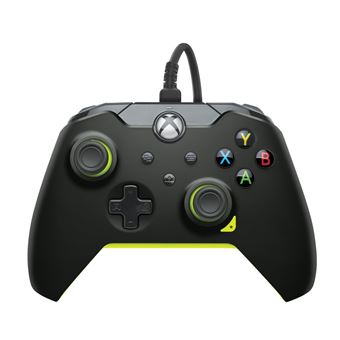 Manette filaire Pdp pour Xbox et PC Noir électrique