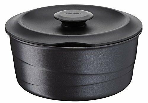 Mini cocotte et couvercle avec picots Tefal Ingenio Flavour Noir 20 cm