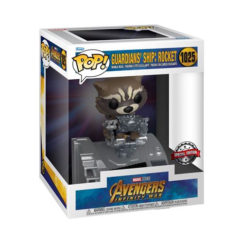 Acheter Figurine Funko Pop Deluxe Marvel Guardians of the Galaxy Ship et Rocket Exclusivité État correct - 29,96 € Figurine Funko Pop Deluxe Marvel Guardians of the Galaxy Ship et Rocket Exclusivité État correct - Funko reconditionné disponible sur Fnac
