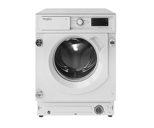 Whirlpool Mal Encastrable, Front, Freshcare, 8 Kg, 1400 Trs, Classe Energie B, 58L, 70Db, Moteur Induction, Big Digit, 6Eme Sens, Freshcare+