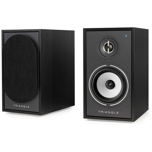 Enceinte connectée Hi-Fi Triangle Borea BR02 Connect Frêne Noir vendues par paire