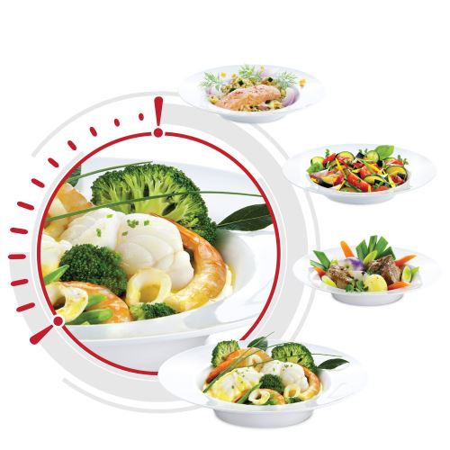 Autocuiseur émaillé 8L Blanc - Poignées Doubles, Anti-adhésif - Pour Soupes, Viandes, Légumes, Céréales
