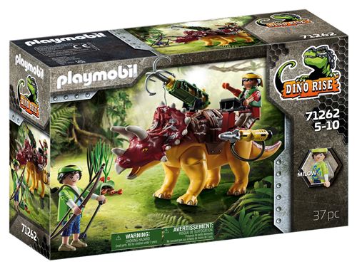 Playmobil Dino Rise 71262 Tricératops et soldats État correct - Playmobil reconditionné disponible sur Fnac