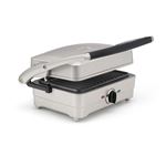 Cuisinart GRMS3E Grill, gaufrier et appareil a omelette 3 en 1, Gris perle