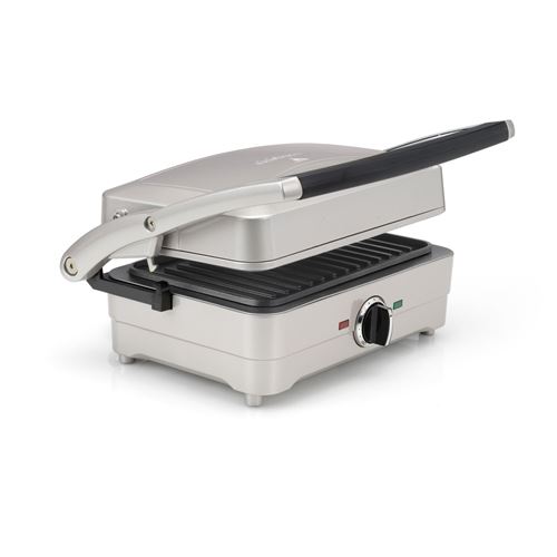 Cuisinart GRMS3E Grill, gaufrier et appareil a omelette 3 en 1, Gris perle