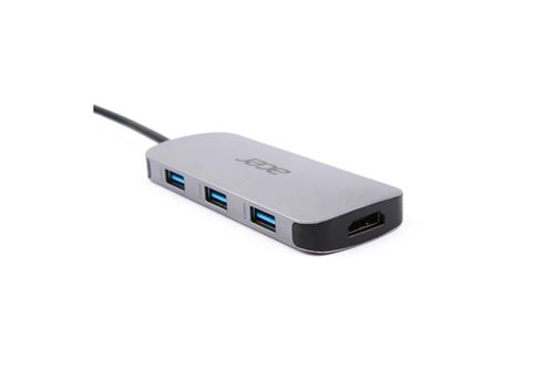 Adaptateur Acer USB Type-C 7 en 1 Gris