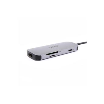 Adaptateur Acer USB Type-C 7 en 1 Gris