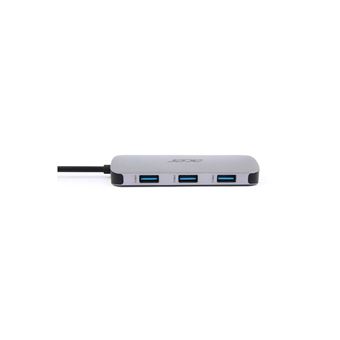 Adaptateur Acer USB Type-C 7 en 1 Gris