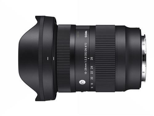 Objectif hybride Sigma 16 28mm f2 8 DG DN Contemporary pour Sony FE - vue 3