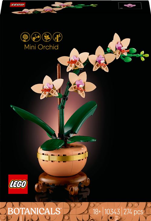 Lego Botanique 'orchidée Miniature 10343 Lego La Boite - vue 6