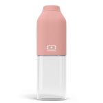 Bouteille de forme carrée Monbento Positive M Rose Flamingo