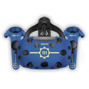 Skin pour Casque de réalité virtuelle HTC Vive FallOut 4 Bleu - 1