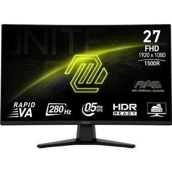 Ecran PC gaming MSI MAG 274CXF 27" Incurvé 280 Hz Full HD - 1