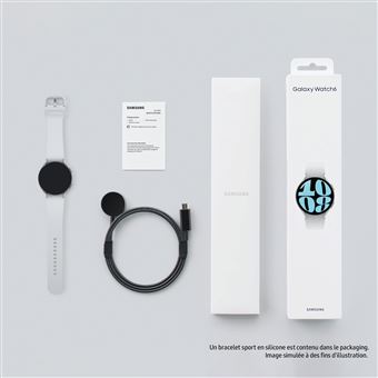 Montre connectée Samsung Galaxy Watch6 44mm 4G Argent