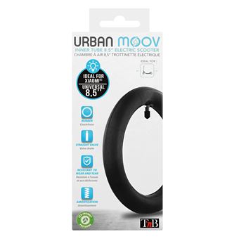 Chambre à air pour trottinette éléctrique T'n'b Urban Moov 8,5'' sauf Xiaomi Noir