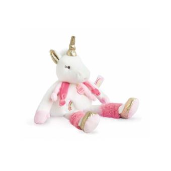 Animal en peluche Doudou et Compagnie Pantin Licorne 30 cm