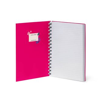 Carnet spirale ligné Legami L Flora