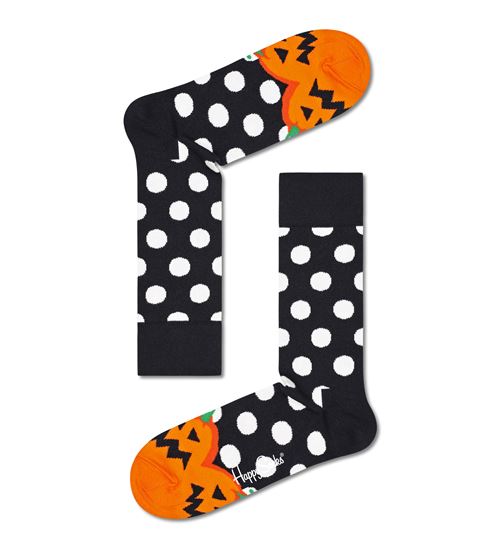 Chaussettes hautes et mi-bas Happy Socks Halloween Pumpkin Taille 36-40