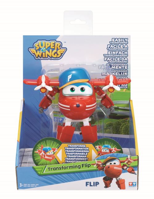 Figurine articulée Super Wings Transforming Flip 12 cm