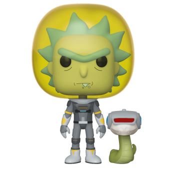 Figurine Funko Pop Animation Rick and Morty Space Suit Rick with Snake