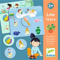 Ravensburger - Loto De La Maison Des Maternelles - Jeu D'observation Et Association - Dès 2 Ans - 5 Planches - 30 Cartes - Fabriqué En Europe