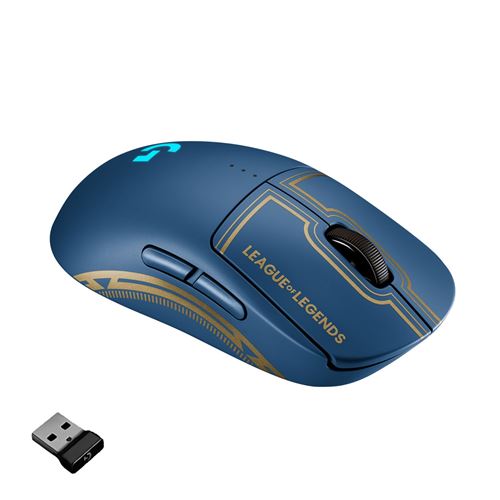Souris Gaming sans Fil Logitech G Pro Lightspeed Edition League of Legends Bleu