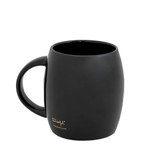 Mug avec roulette pivotante Mr. Wonderful Comment se passera ma journée Noir