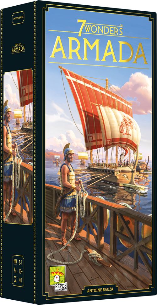 Jeu de Société Asmodee 7 Wonders New Armada Extension – Stratégie Navale pour 3 à 7 Joueurs - vue 1