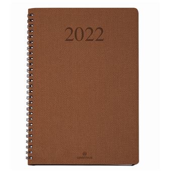 Agenda Semainier Oberthur Glasgow 2022 Format 30 Modèle aléatoire