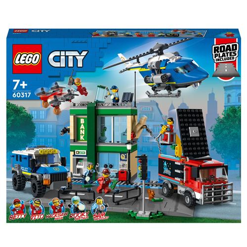 LEGO City 60317 La course-poursuite de la police à la banque 