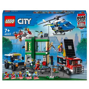 LEGO® City 60317 La course-poursuite de la police à la banque - 1