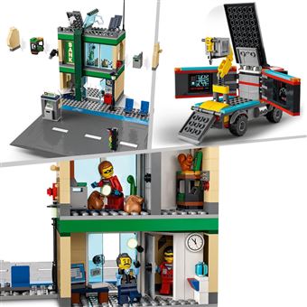 LEGO City La caserne des pompiers 60320 LEGO : la boîte à Prix Carrefour