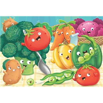 Puzzle enfant 2x24 pièces Ravensburger Les petits fruits et légumes