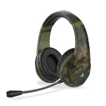 Casque 4Gamers PRO4-70 Stéréo PS4 Camouflage Woodland