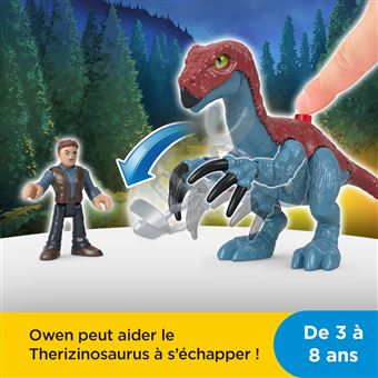 JURWORLD SLASHER DINO ET PERSONNAGE