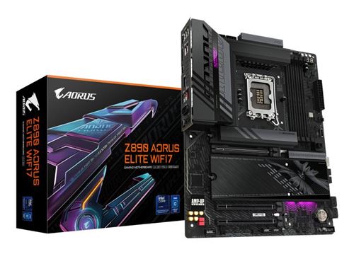 Carte mère Gigabyte Z890 AORUS ELITE WIFI7 ATX Socket LGA1851 Chipset Intel Z890