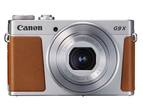 Appareil photo compact Canon PowerShot G9 X Mark II 10,20-30,60 f/2,0-4,9 IS Argent