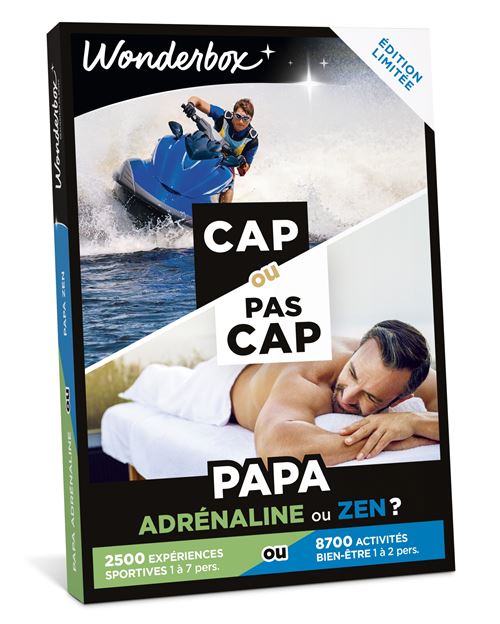 Coffret cadeau Wonderbox Cap ou Pas Cap Papa