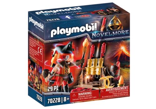 Figurine Playmobil Guerrière De Feu - Série 15, Occasion En Très Bon état