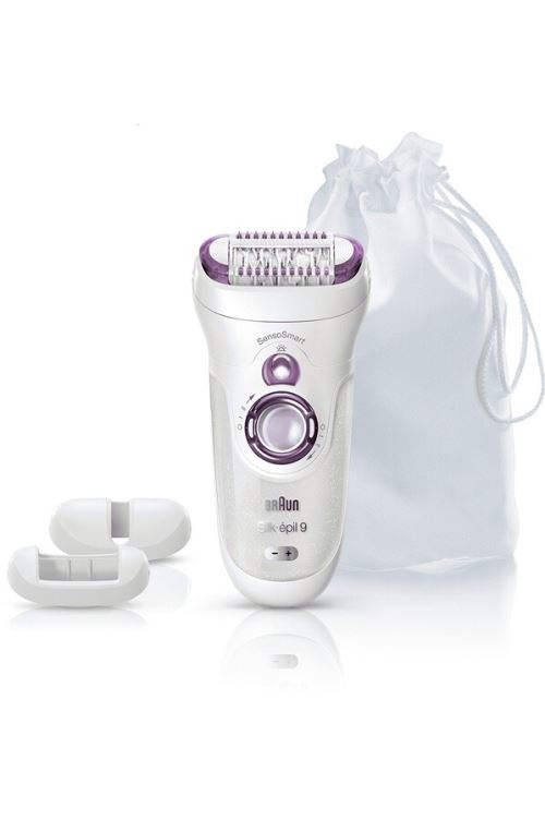 Épilateur Électrique Rechargeable Braun Silk Epil 9-700 Sensor Blanc
