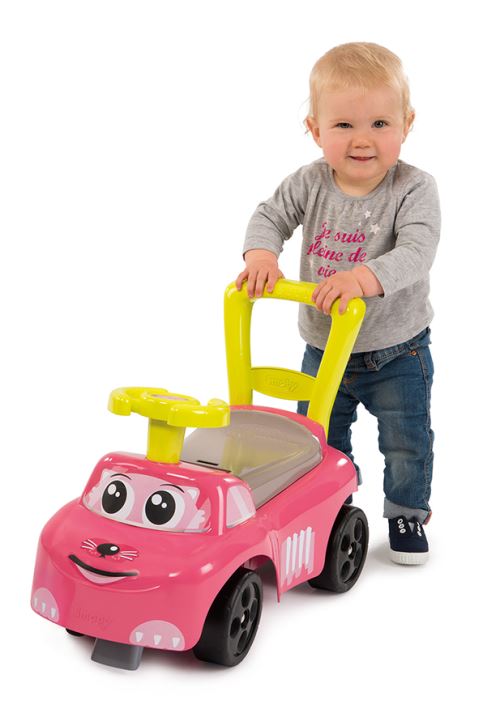 Porteur auto enfant Smoby Rose Porteur bebe a la Fnac