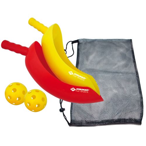 Donic Schildkröt lancer et attraper jeu 37 cm rouge / jaune 4 pièces