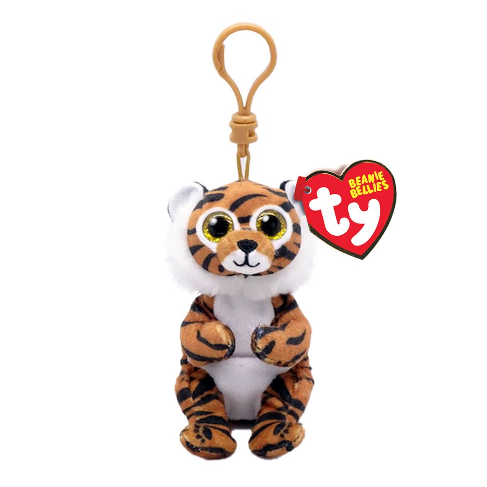 Porte clés en peluche TY Beanie Bellies Clip Clawdia Le Tigre Peluche Achat prix fnac