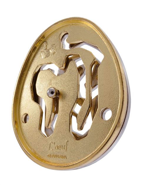 Gigamic Huzzle Cast U&U – Casse-tête Métal Diff.4 – Deux Boulons U Et Quatre écrous – Dès 8 Ans