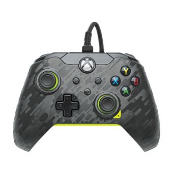 Manette filaire Pdp pour Xbox et PC Carbone électrique